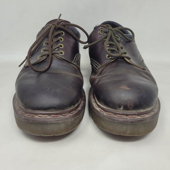 Vintage Dr. Martens Shoes Mens UK9 US10 Brown Leather 5-Eye Oxford England 8053 main image 10